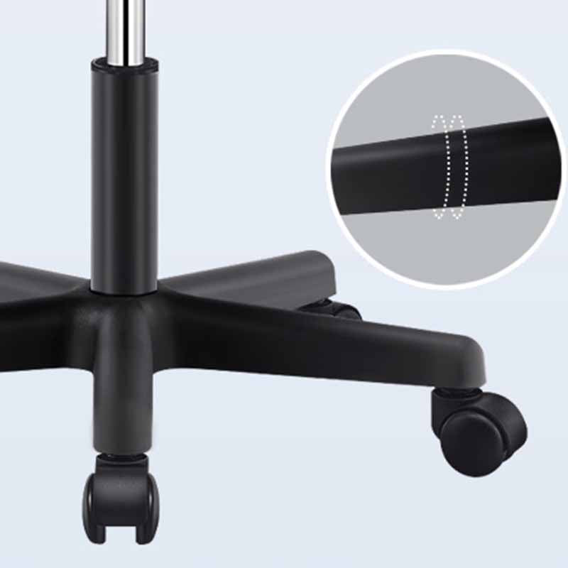 Modern Adjustable Rotatable Counter Stool Steel Laboratory Bar Stool with Leather Cushion