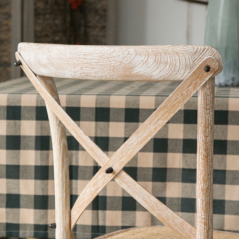 Contemporary Oak Wood Barstool Bristol Bar Stool with Wood Seat and Footrest