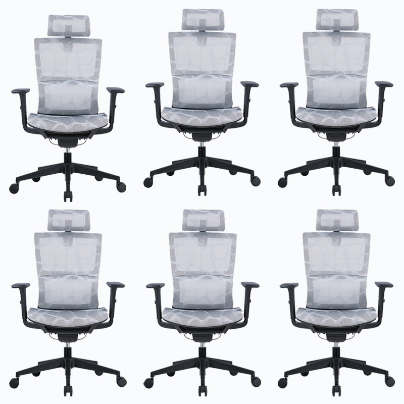 High Back Office Chair Mesh Desk Chair with Headrest and Wheels