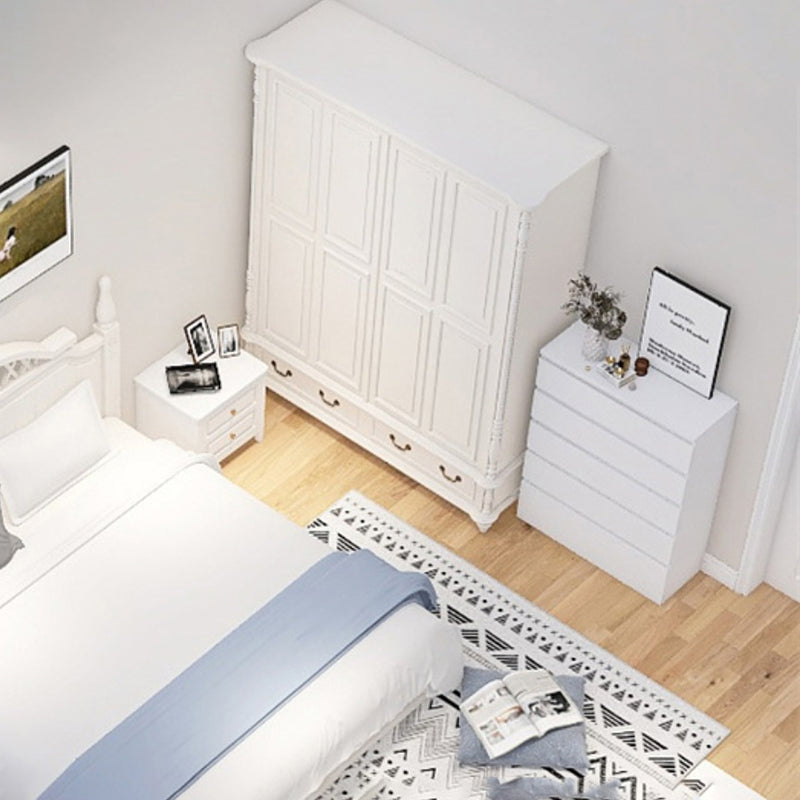 Contemporary Vertical Chest Wood Chest with Drawers for Home/Office