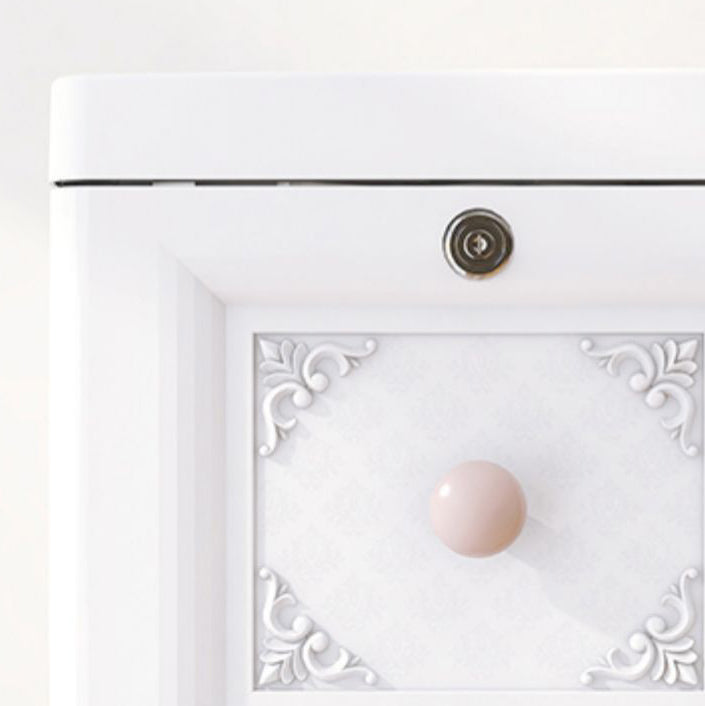 White/Blue/Green Lingerie Chest Contemporary Plastic Chest with Drawers for Bedroom