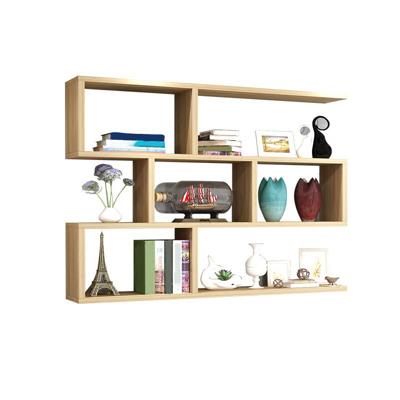 3-Tier 30" H Contemporary Floating Bookcase Wood Shelf Bookcase for Living Room