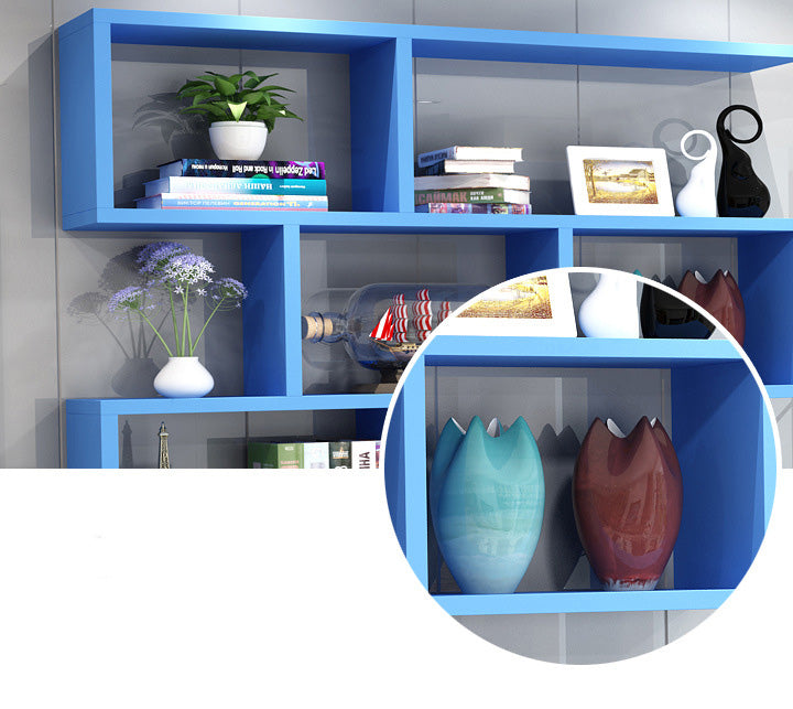 3-Tier 30" H Contemporary Floating Bookcase Wood Shelf Bookcase for Living Room