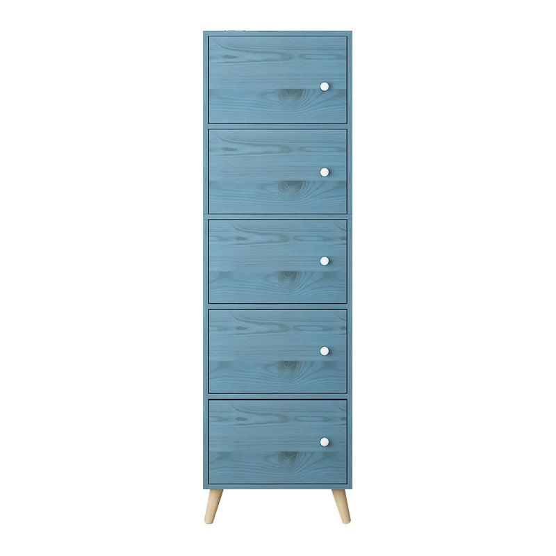 Standard Artificial Wood Bookshelf Modern 9" Wide Closed Back Bookcase