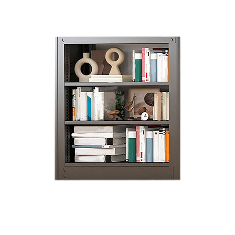 Open Metal Bookshelf Nordic Style Simple Rectangular Bookcase
