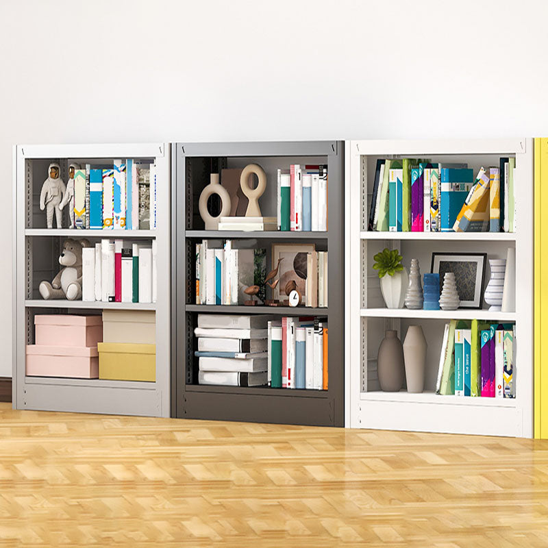 Open Metal Bookshelf Nordic Style Simple Rectangular Bookcase