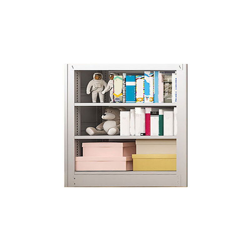 Open Metal Bookshelf Nordic Style Simple Rectangular Bookcase