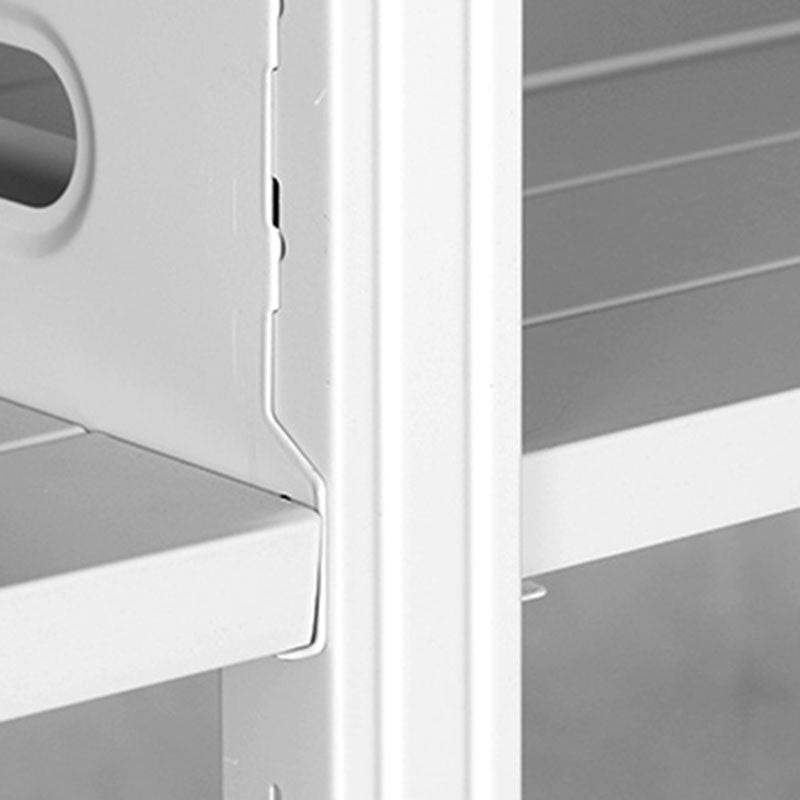 Open Metal Bookshelf Nordic Style Simple Rectangular Bookcase