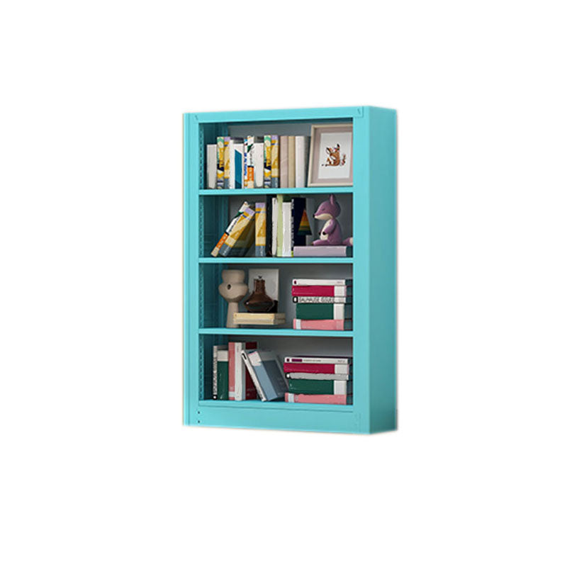 Open Metal Bookshelf Nordic Style Simple Rectangular Bookcase