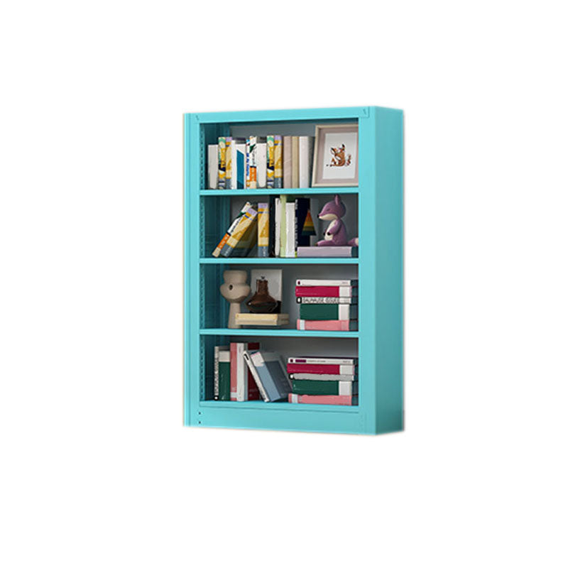 Open Metal Bookshelf Nordic Style Simple Rectangular Bookcase