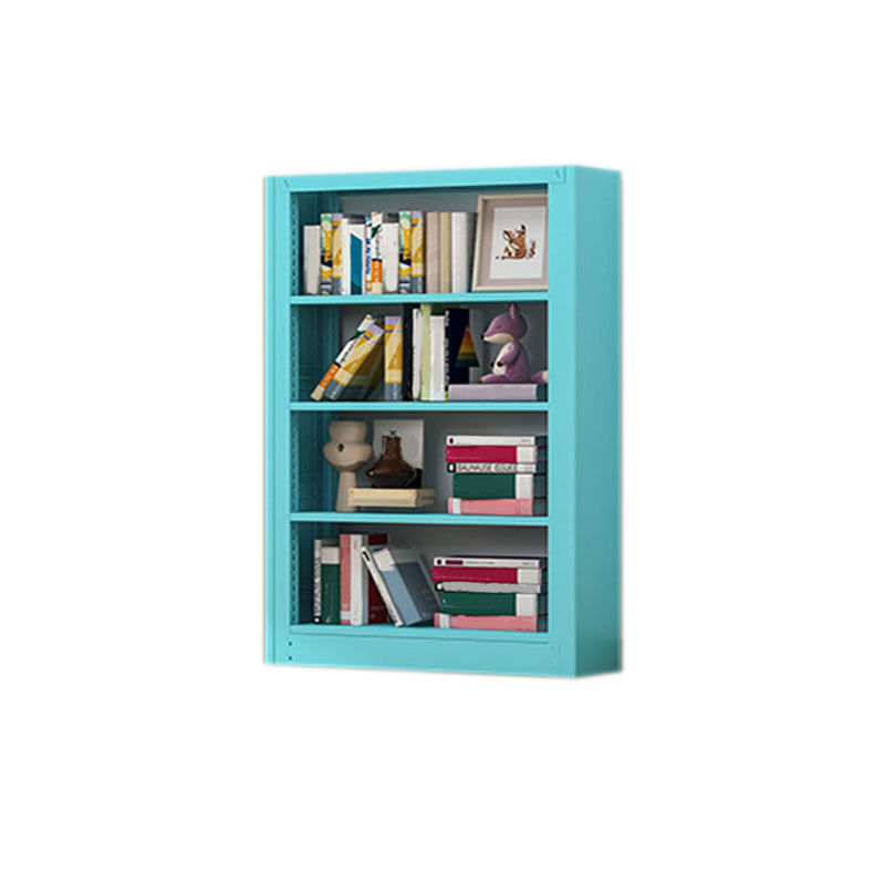 Open Metal Bookshelf Nordic Style Simple Rectangular Bookcase