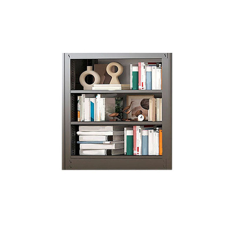 Open Metal Bookshelf Nordic Style Simple Rectangular Bookcase