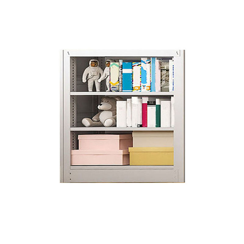 Open Metal Bookshelf Nordic Style Simple Rectangular Bookcase