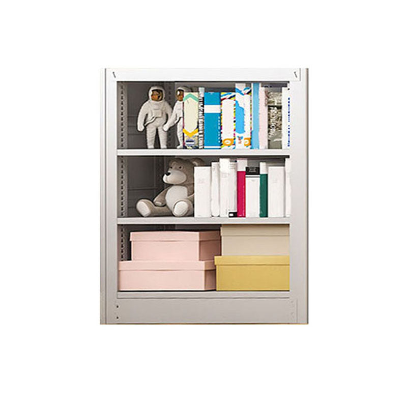 Open Metal Bookshelf Nordic Style Simple Rectangular Bookcase