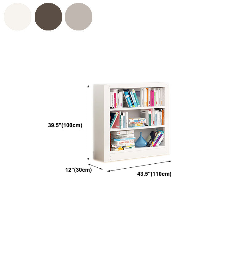 Open Metal Bookshelf Nordic Style Simple Rectangular Bookcase