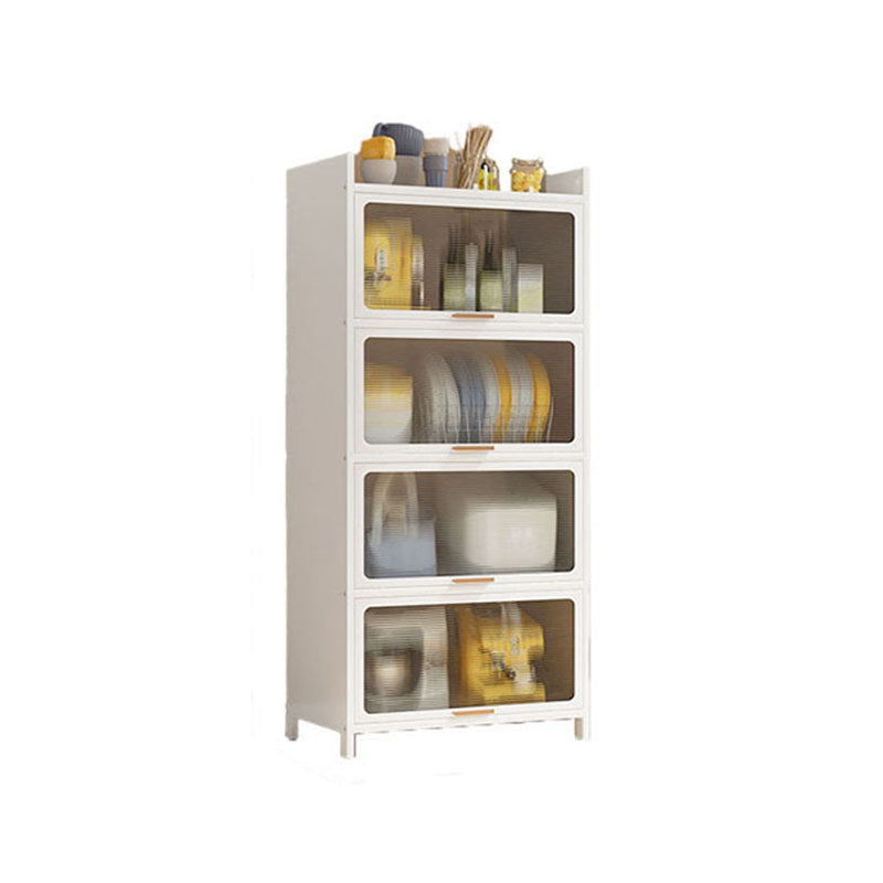 Closed Bookshelf Modern Metal Bookshelf Home Living Room Bookcase with Doors