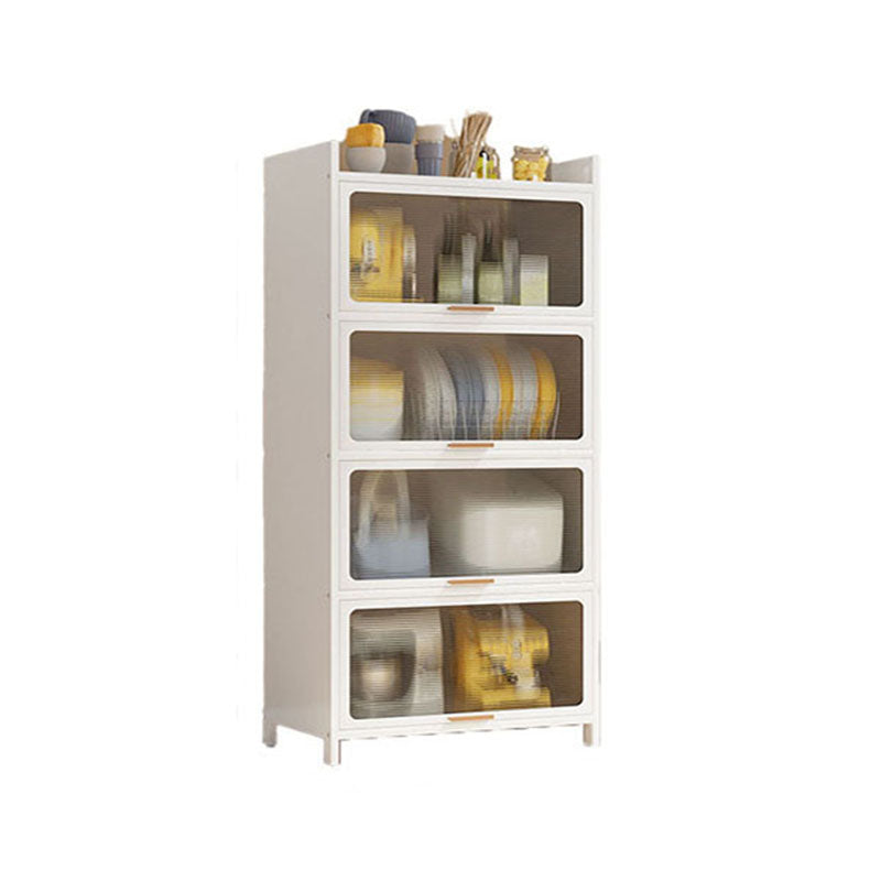 Closed Bookshelf Modern Metal Bookshelf Home Living Room Bookcase with Doors