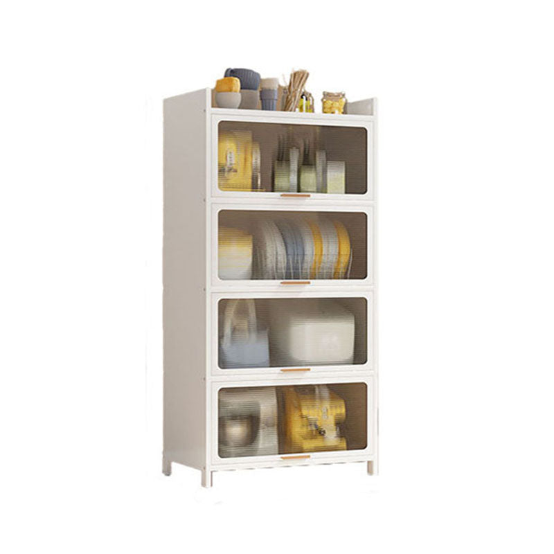 Closed Bookshelf Modern Metal Bookshelf Home Living Room Bookcase with Doors