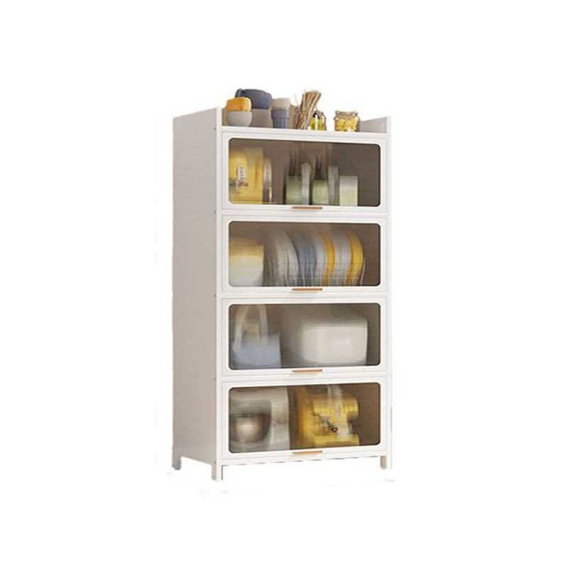 Closed Bookshelf Modern Metal Bookshelf Home Living Room Bookcase with Doors
