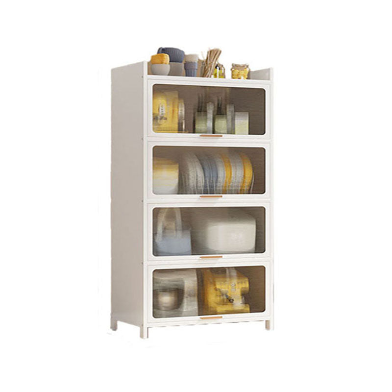Closed Bookshelf Modern Metal Bookshelf Home Living Room Bookcase with Doors
