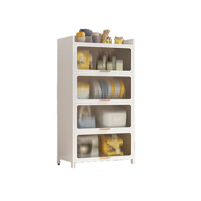 Closed Bookshelf Modern Metal Bookshelf Home Living Room Bookcase with Doors