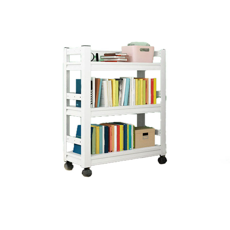 Open Bookshelf Modern Metal Home Study Living Room Removable Bookcase