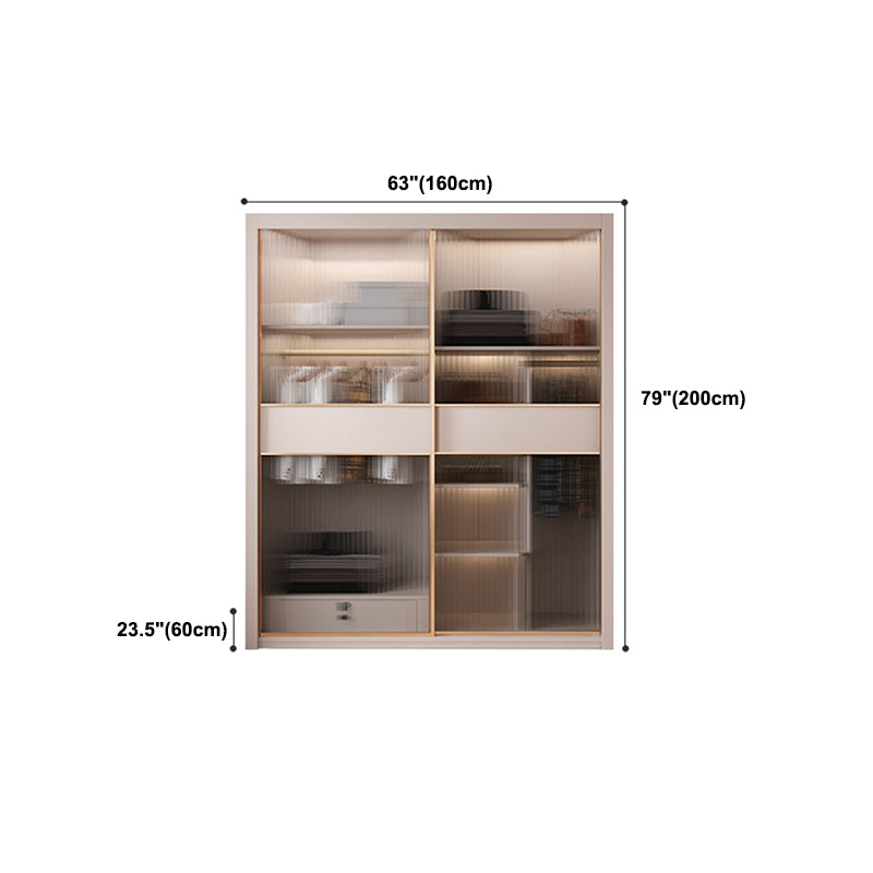 Sliding Wardrobe Closet With Drawer Contemporary Wardrobe Armoire