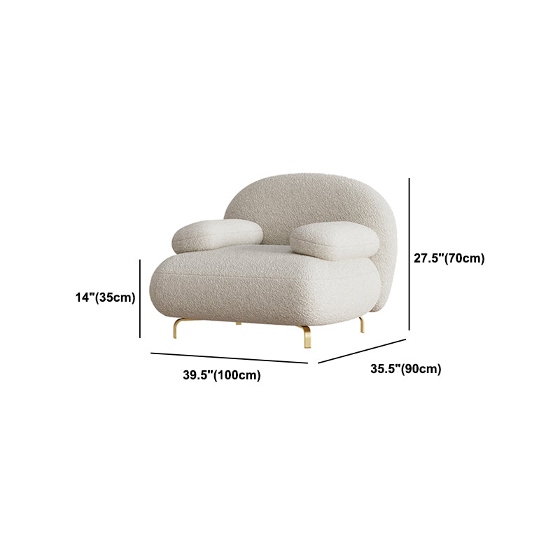 35.43" W x 27.55" H Contemporary Sofa Pillow Top Arm Standard Sofa