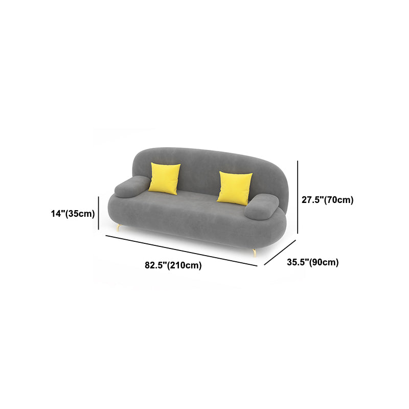 35.43" W x 27.55" H Contemporary Sofa Pillow Top Arm Standard Sofa