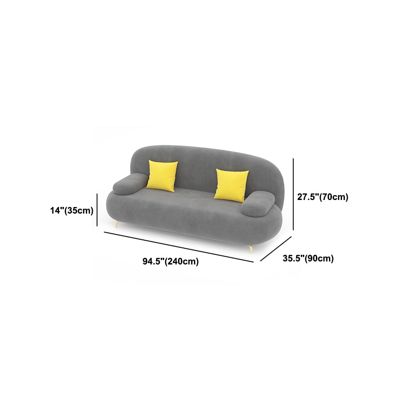 35.43" W x 27.55" H Contemporary Sofa Pillow Top Arm Standard Sofa