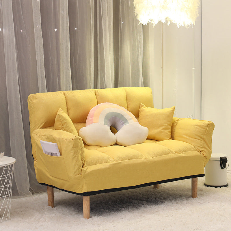 Contemporary Biscuit Back Square Arm Linen with Storage Seating