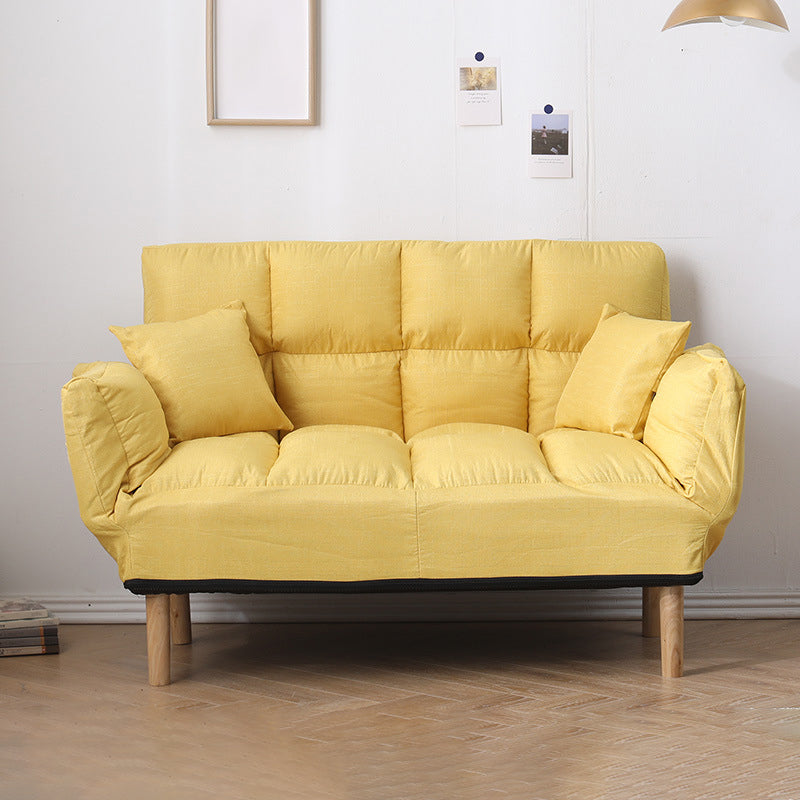 Contemporary Biscuit Back Square Arm Linen with Storage Seating