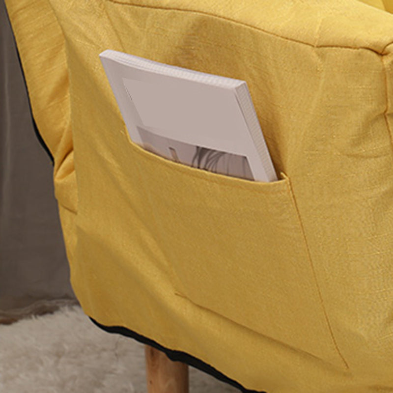 Contemporary Biscuit Back Square Arm Linen with Storage Seating