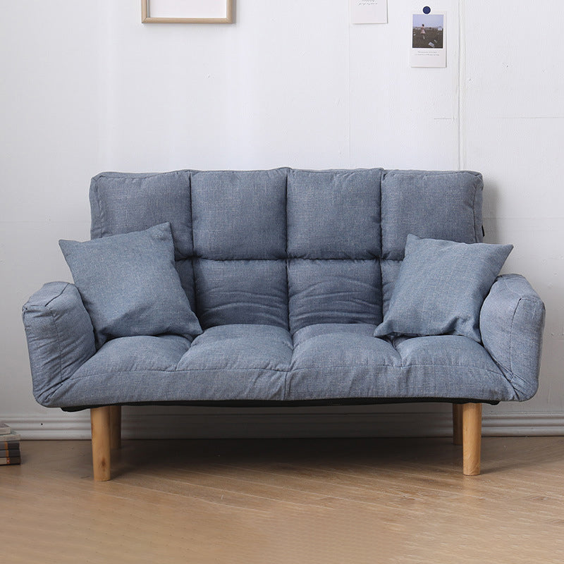 Contemporary Biscuit Back Square Arm Linen with Storage Seating