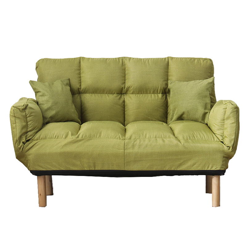 Contemporary Biscuit Back Square Arm Linen with Storage Seating