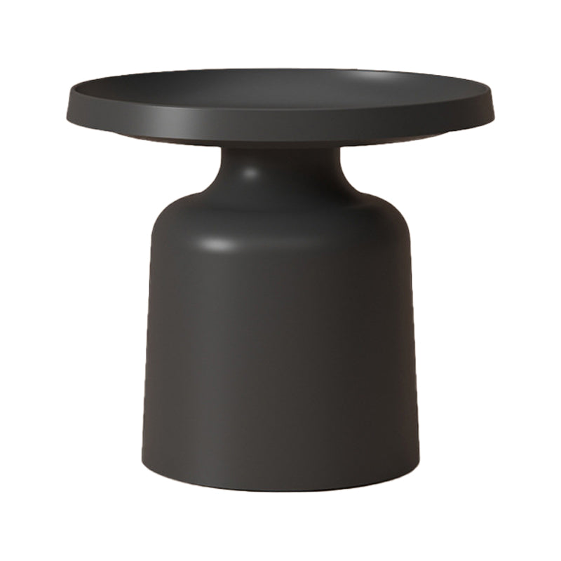Metal Minimalist Cocktail Table Round Coffee Table for Living Room