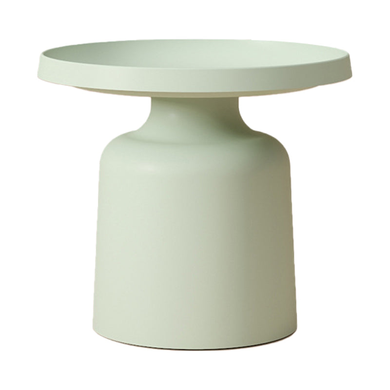 Metal Minimalist Cocktail Table Round Coffee Table for Living Room