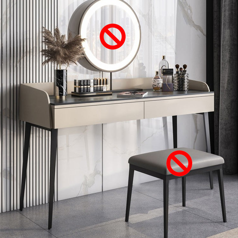2-Drawer Make-up Vanity Contemporary Makeup Vanity Desk Table