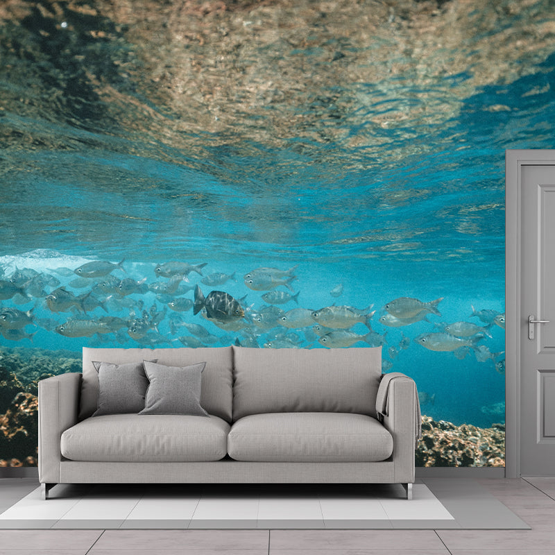 Attractive Wall Mural Seabed Patterned Living Room Wall Mural