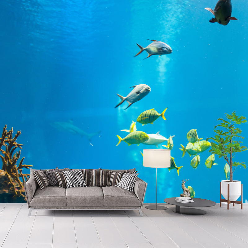 Attractive Wall Mural Seabed Patterned Living Room Wall Mural