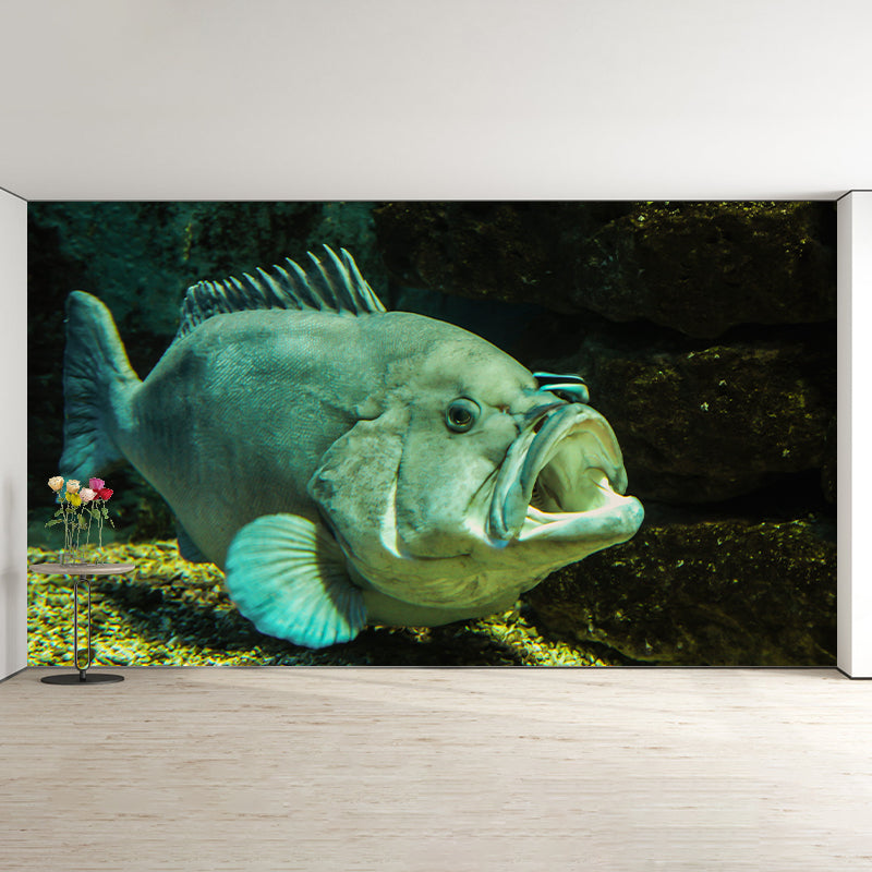 Photography Wallpaper Fish Patterned Drawing Room Wall Mural