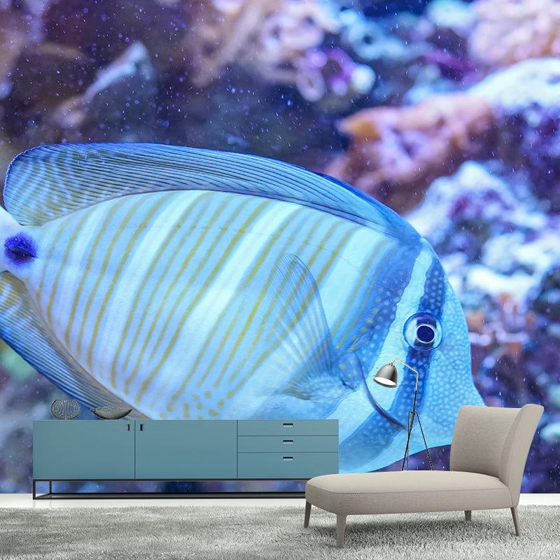 Photography Wallpaper Fish Patterned Drawing Room Wall Mural