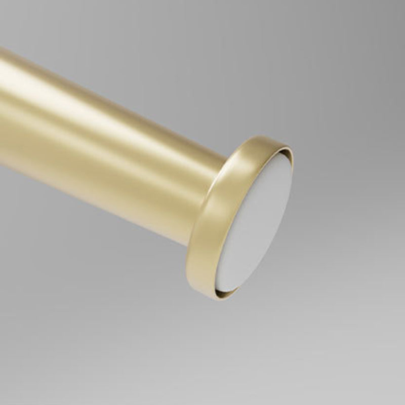 Glam Metal Barstool Fabric Counter Stool in Matte Finish for Indoor