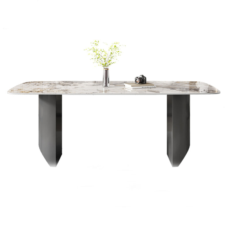 Modern 1/4/5/6/7 Pieces Dining Set Rectangle Stone Dining Table for Dining Room