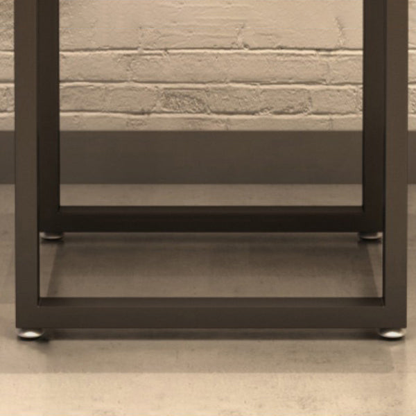 Industrial Square Dining Room Table Solid Wood Dining Site Table