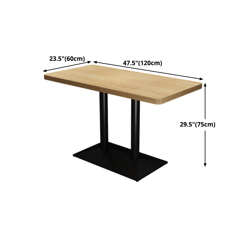 Industrial Style Dining Room Collection MDF Dining Site Table for Dining Room