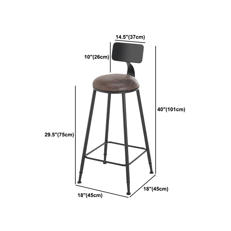 Industrial Footrest Table and Stool Set 1/2/9 Pieces Coffee Shop Bar Table Set