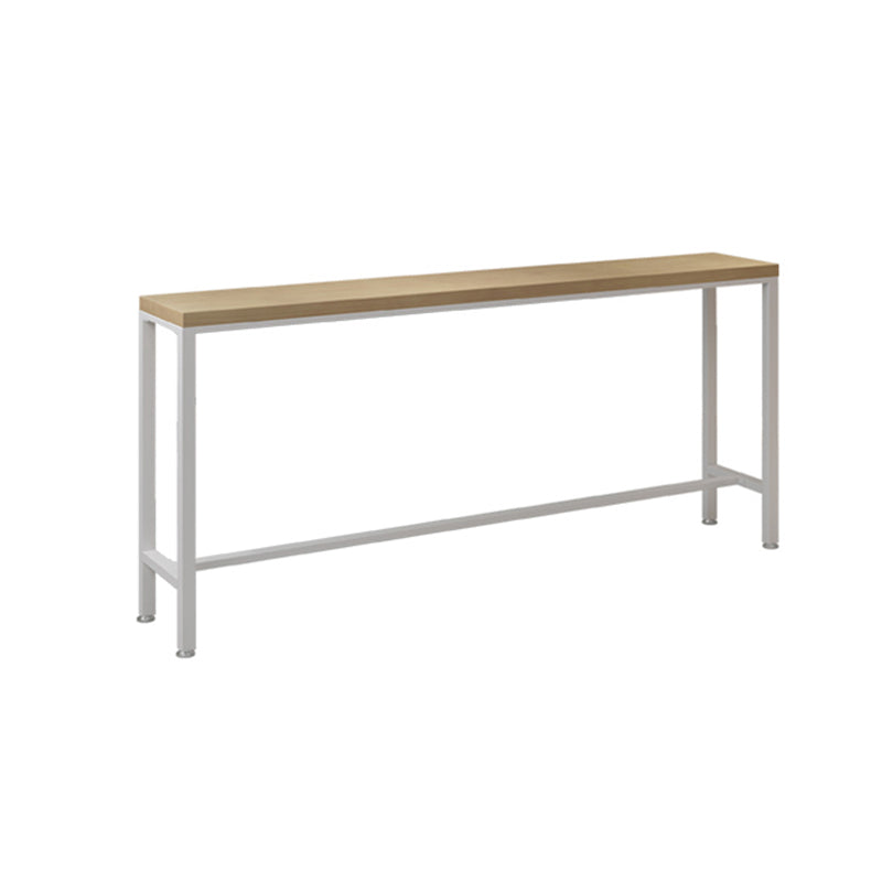 Natural Solid Wood Table and Stool Set 1/2/5/9 Pieces Rectangle Pub Dining Set