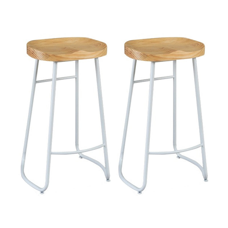 Natural Solid Wood Table and Stool Set 1/2/5/9 Pieces Rectangle Pub Dining Set