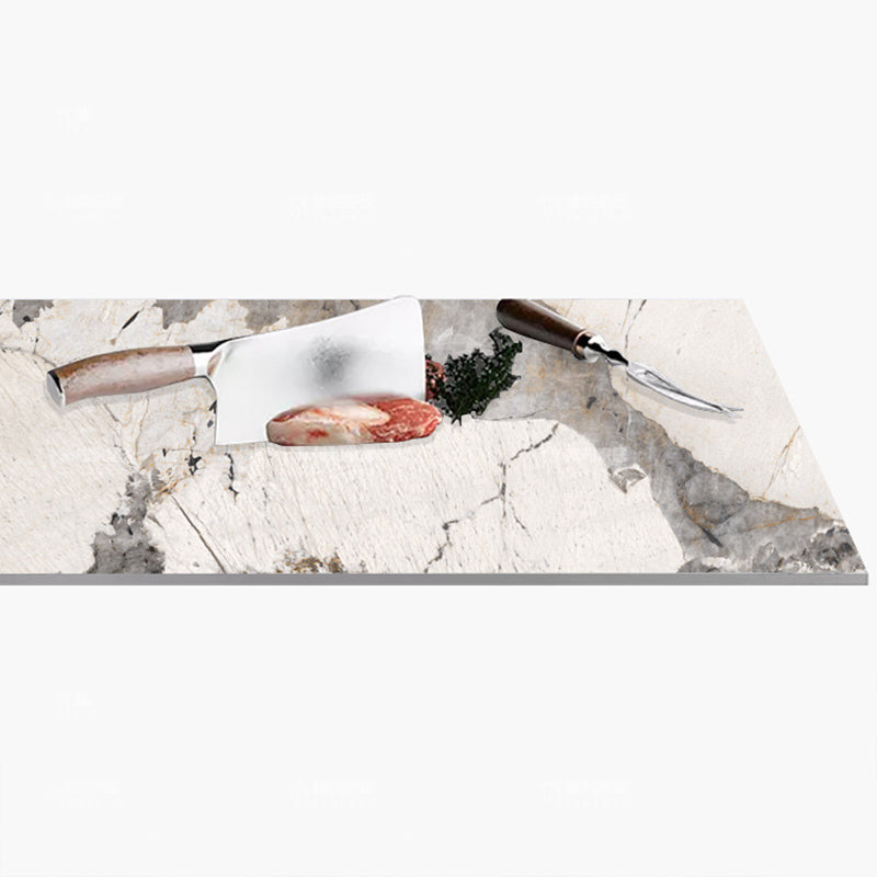 Luxurious Sintered Stone Top Dining Set Rectangle 1/4/5/6/7 Pieces Dinette Table Set